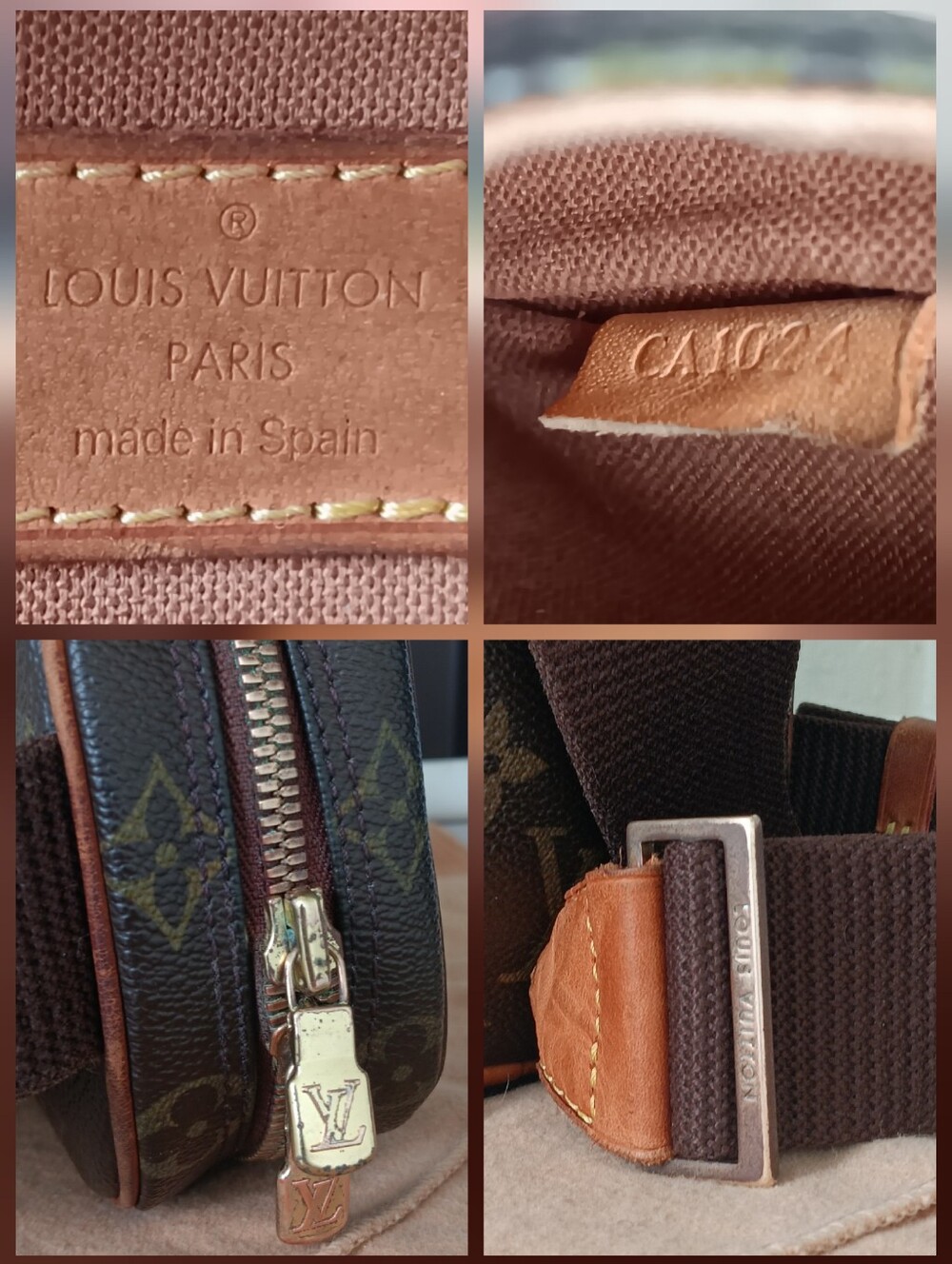 Louis Vuitton Vintage Pochette Gange Monogram Bumbag ✨ COA - Picture 10 of 16